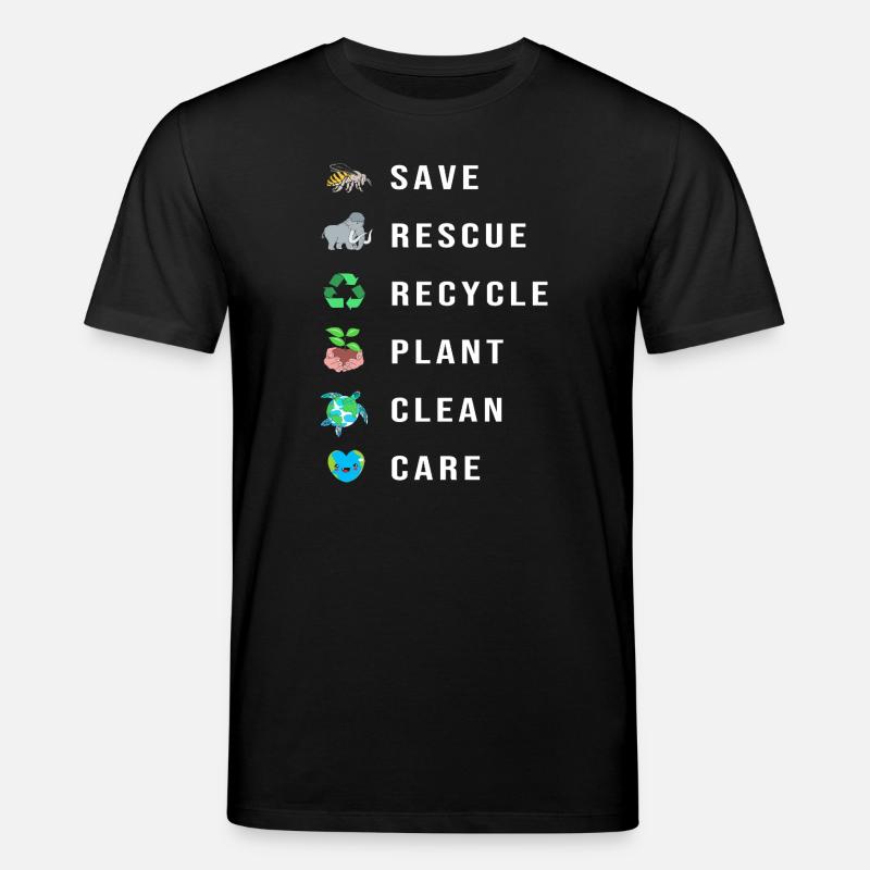 Climate change Environment Environmental protection - Stanley/Stella CREATOR Unisex Organic T-Shirt - black
