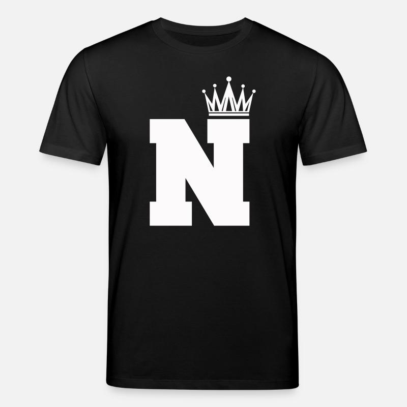 buchstabe_N_Krone - Stanley/Stella Unisex Bio-T-Shirt CREATOR  - Schwarz