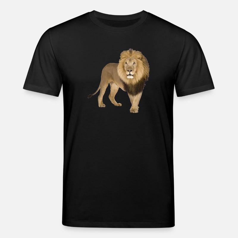 Löwe - Stanley/Stella Unisex Bio-T-Shirt CREATOR  - Schwarz