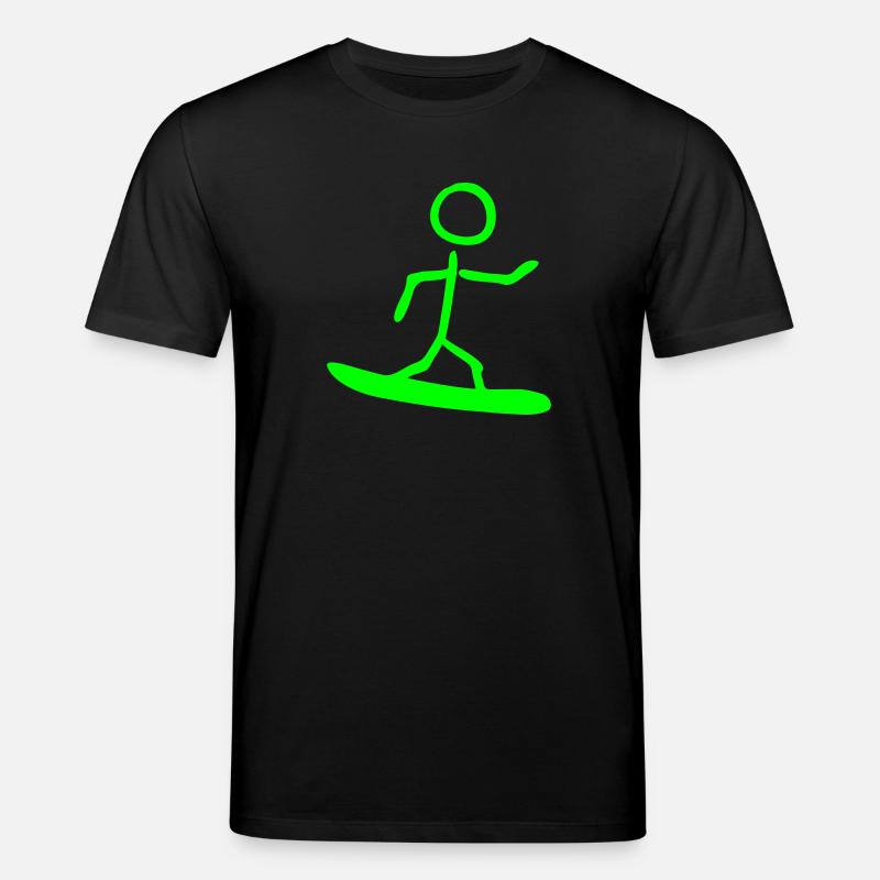 surffer surf surfer surf - T-shirt bio CREATOR Stanley/Stella Unisexe - noir