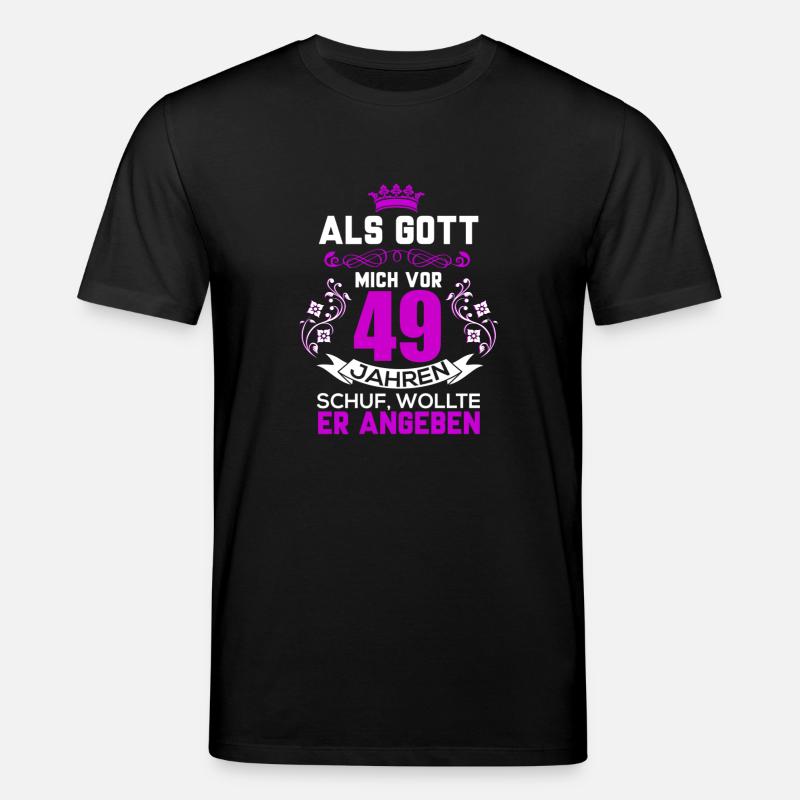 anniversaire 49 - T-shirt bio CREATOR Stanley/Stella Unisexe - noir