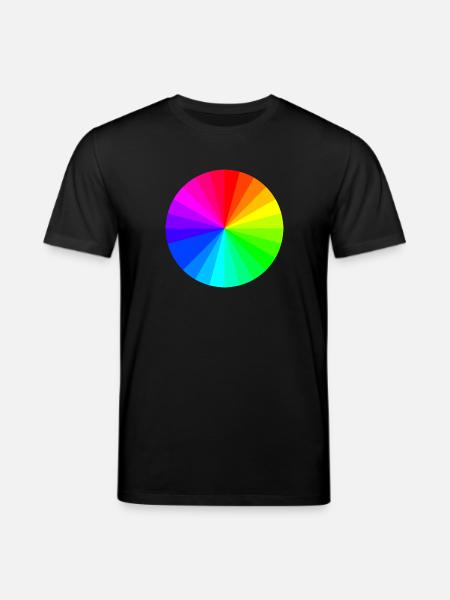 Farbkreis - Stanley/Stella Unisex Bio-T-Shirt CREATOR - Schwarz