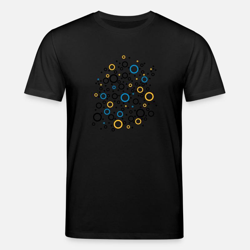Colour Bubbles - Stanley/Stella Unisex Bio-T-Shirt CREATOR  - Schwarz
