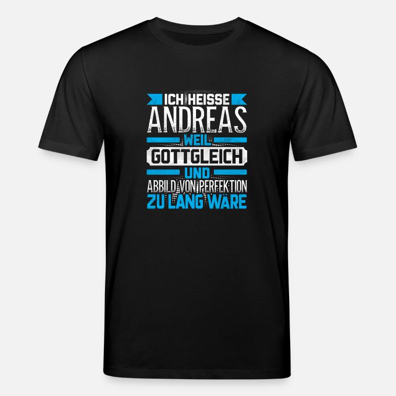 ANDREAS - Gottgleich - Stanley/Stella Unisex Bio-T-Shirt CREATOR - Schwarz