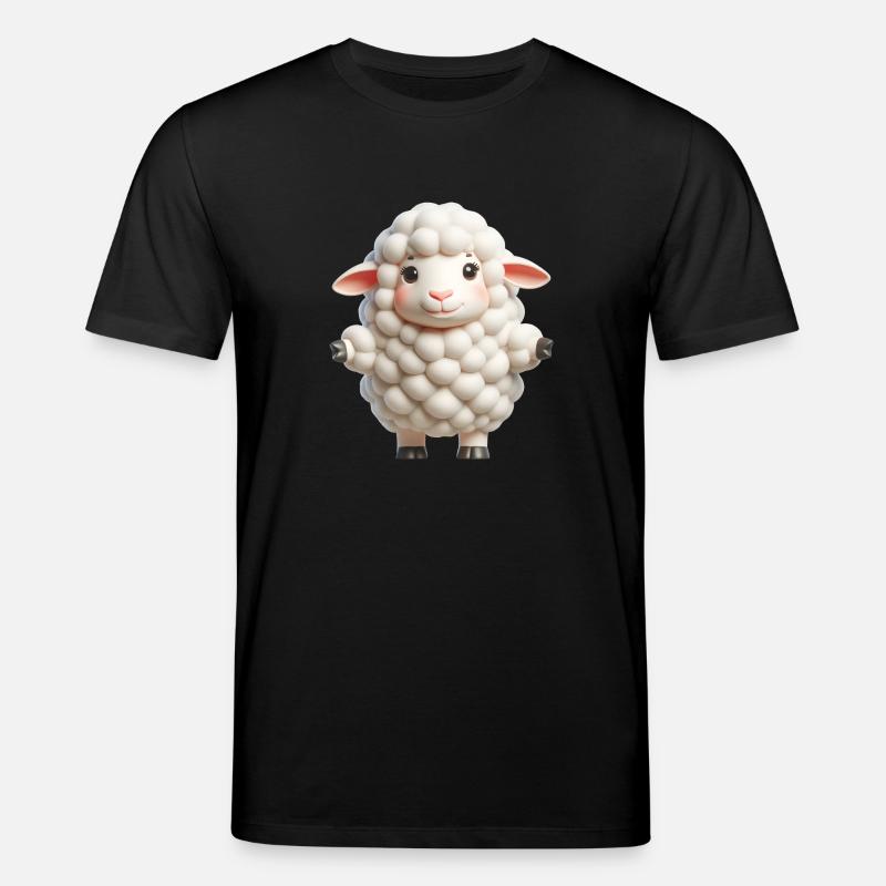 Schaf 2 - Stanley/Stella Unisex Bio-T-Shirt CREATOR  - Schwarz