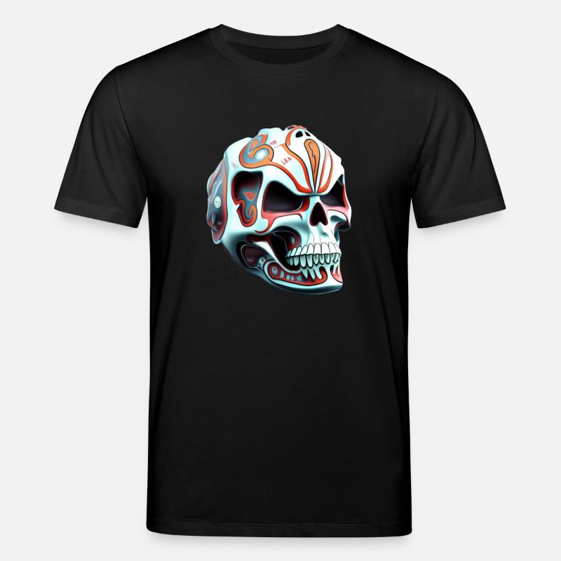 Schädel Nr. 1 - Stanley/Stella Unisex Bio-T-Shirt CREATOR  - Schwarz