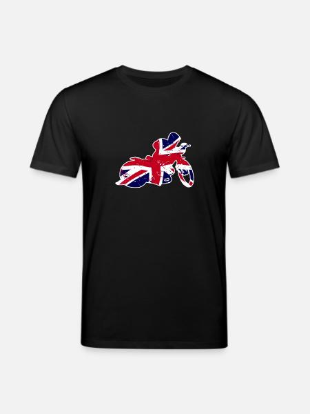 Speedway - Union Jack - Stanley/Stella Unisex Bio-T-Shirt CREATOR  - Schwarz