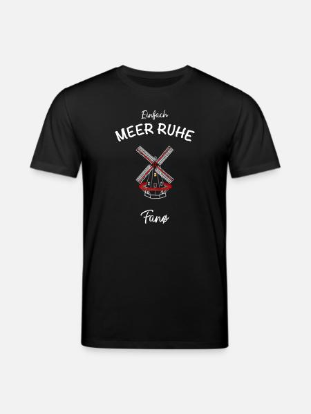 Danmark, Fanø Ø, Sønderho Mølle - Stanley/Stella CREATOR økologisk unisex-T-shirt - sort