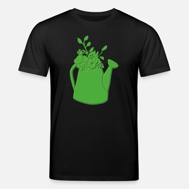 giesskanne relief - Stanley/Stella Unisex Bio-T-Shirt CREATOR  - Schwarz