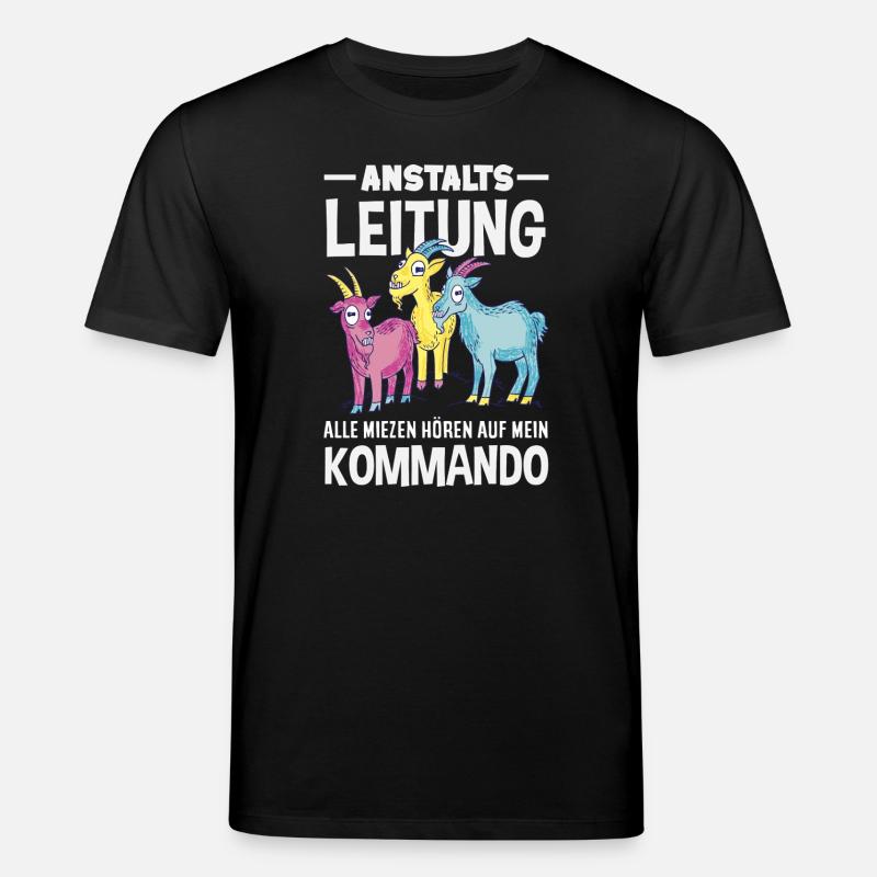 Anstaltsleitung Chef Leitung - Stanley/Stella Unisex Bio-T-Shirt CREATOR - Schwarz