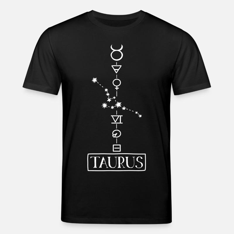 Taurus - Stier Sternzeichen - weiss - Stanley/Stella Unisex Bio-T-Shirt CREATOR  - Schwarz
