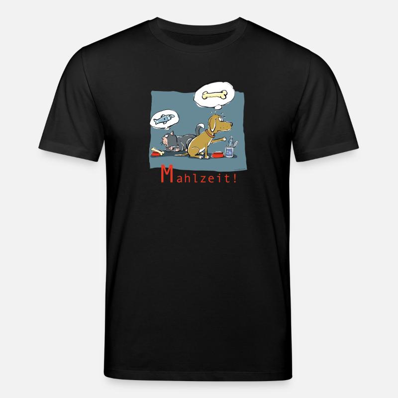 Mahlzeit! - Stanley/Stella Unisex Bio-T-Shirt CREATOR  - Schwarz