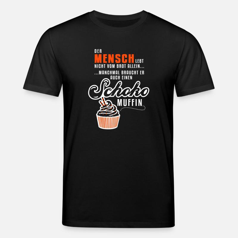 Schokolade - Muffin - Cupcake - sweet - 2C - Stanley/Stella Unisex Bio-T-Shirt CREATOR  - Schwarz