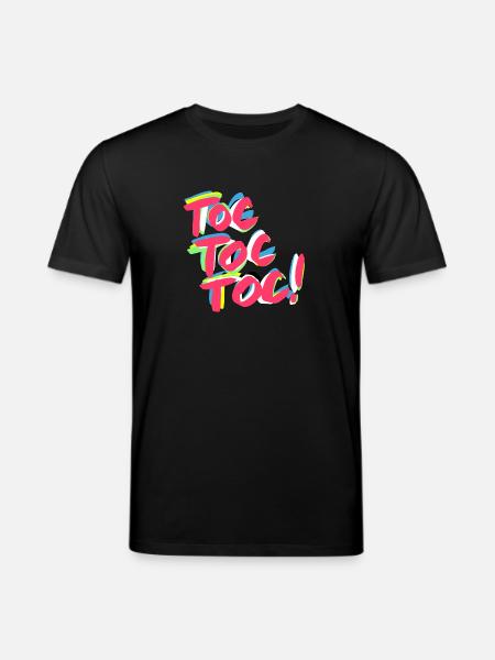 Toc toc toc! - Stanley/Stella Unisex Bio-T-Shirt CREATOR  - Schwarz