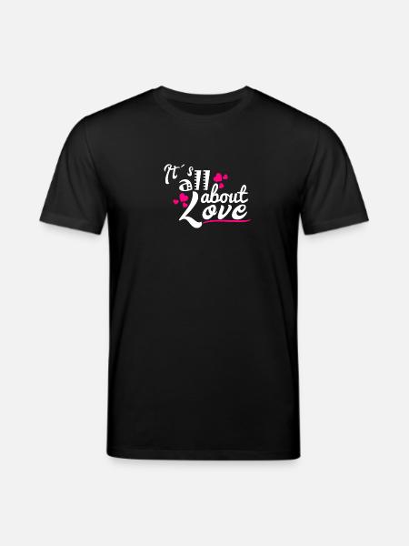 Idée Valentine Février Amour cadeau - T-shirt bio CREATOR Stanley/Stella Unisexe - noir