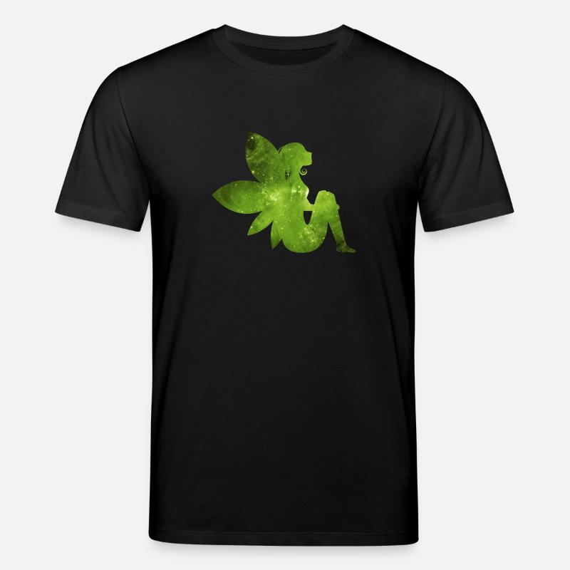Grüne Fee Geschenk Idee Elfe - Stanley/Stella Unisex Bio-T-Shirt CREATOR - Schwarz