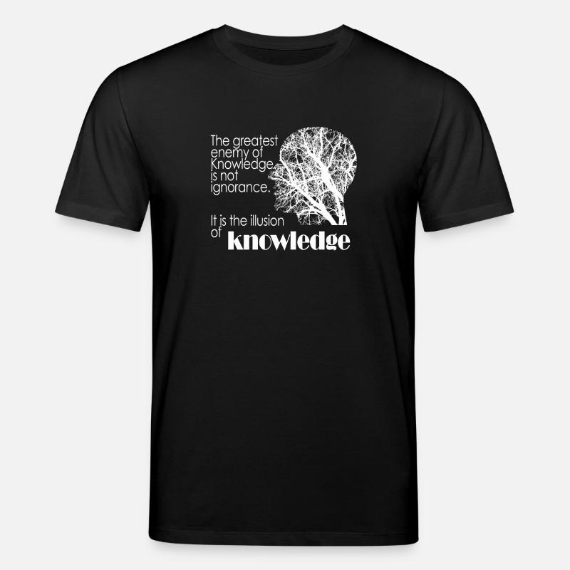 Enemy of knowledge - Stanley/Stella Unisex Bio-T-Shirt CREATOR  - Schwarz