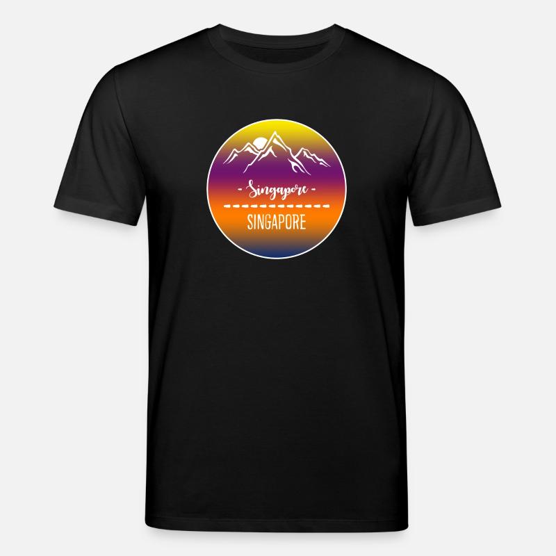 Singapur Singapur - Stanley/Stella Unisex Bio-T-Shirt CREATOR  - Schwarz