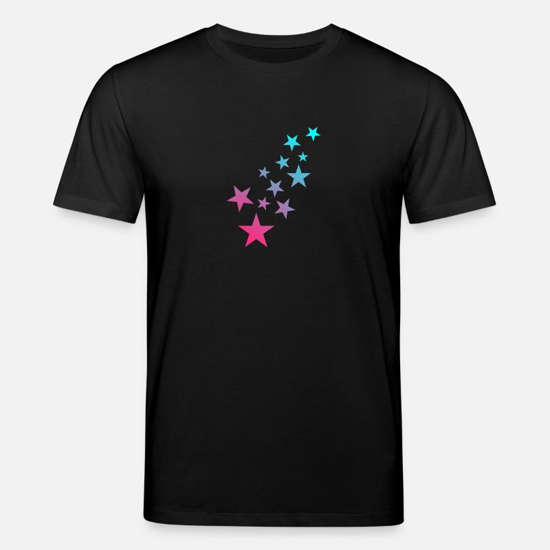 Stern Symbol Sternchen Muster - Stanley/Stella Unisex Bio-T-Shirt CREATOR  - Schwarz