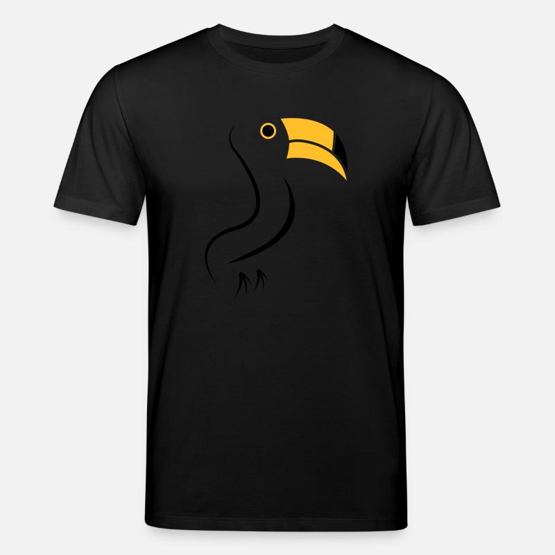 toucan silhouette - Stanley/Stella Unisex Bio-T-Shirt CREATOR  - Schwarz