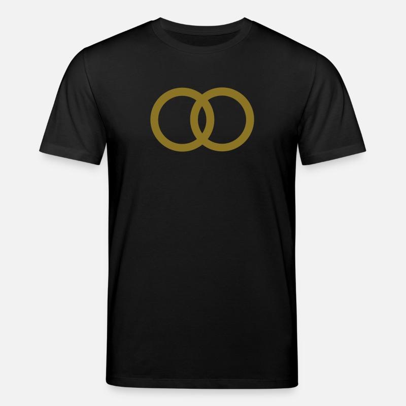 Ringe - Ehe - Hochzeit - Stanley/Stella Unisex Bio-T-Shirt CREATOR  - Schwarz