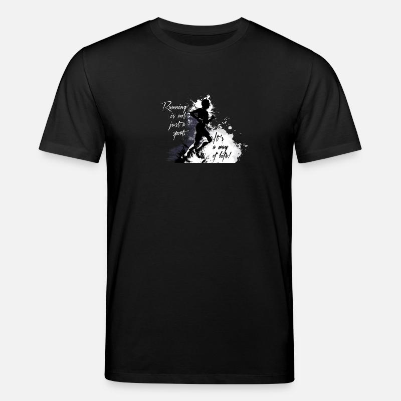 Läufer - Stanley/Stella Unisex Bio-T-Shirt CREATOR  - Schwarz