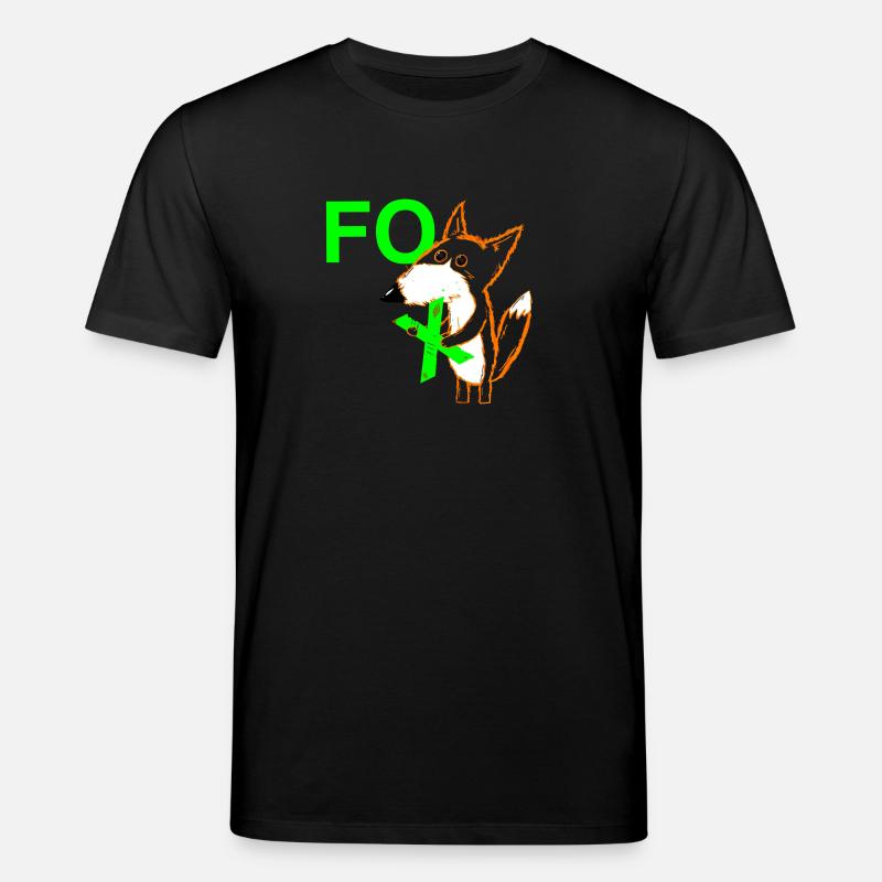 Le X dans FOX - T-shirt bio CREATOR Stanley/Stella Unisexe - noir
