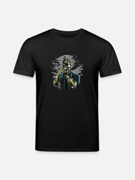 Addicted to photography - Stanley/Stella Unisex Bio-T-Shirt CREATOR  - Schwarz