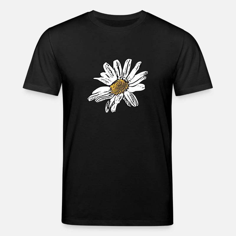 Cadeau de fleurs blanches - T-shirt bio CREATOR Stanley/Stella Unisexe - noir