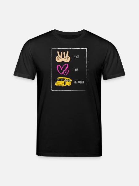 Schulbusfahrer Schulbus - Stanley/Stella Unisex Bio-T-Shirt CREATOR - Schwarz