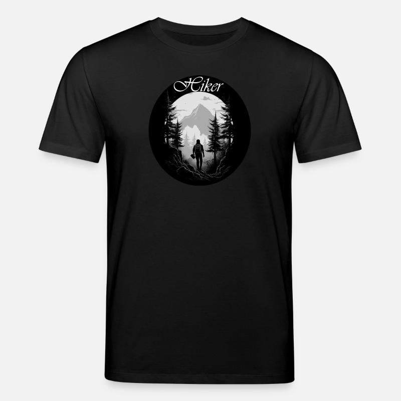 Hiker - Stanley/Stella Unisex Bio-T-Shirt CREATOR  - Schwarz