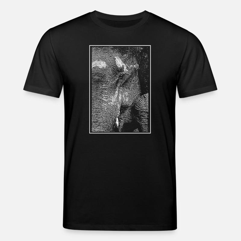 White elephant - Stanley/Stella CREATOR Unisex Organic T-Shirt - black