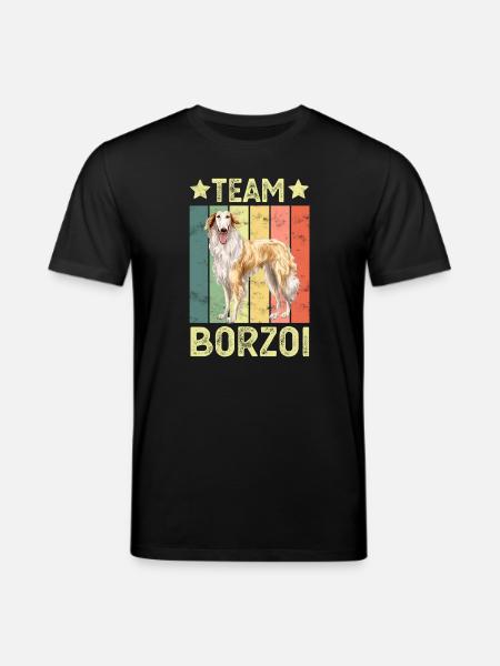 Dog Borzoi - Stanley/Stella CREATOR Unisex Organic T-Shirt - black