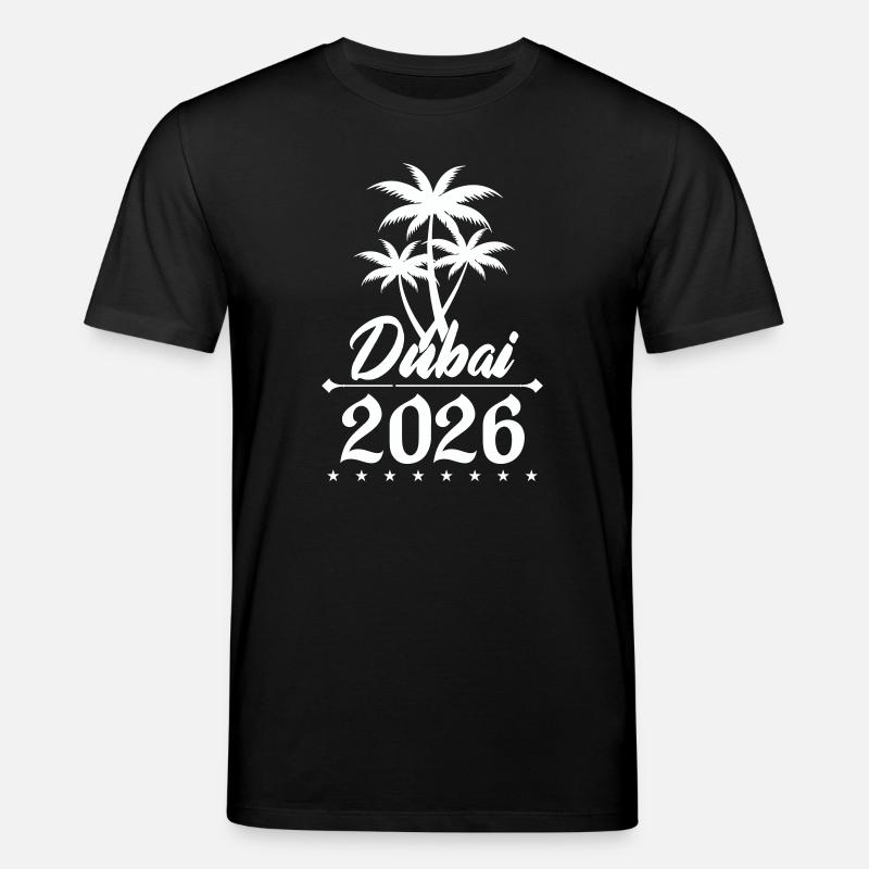 Dubai 2026 Palmen Emblem - Stanley/Stella Unisex Bio-T-Shirt CREATOR  - Schwarz