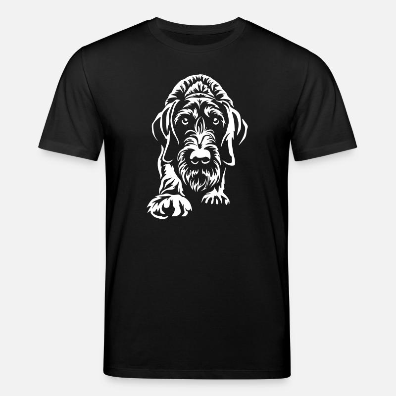 Deutsch Drahthaar "Black Edition" - Stanley/Stella Unisex Bio-T-Shirt CREATOR  - Schwarz