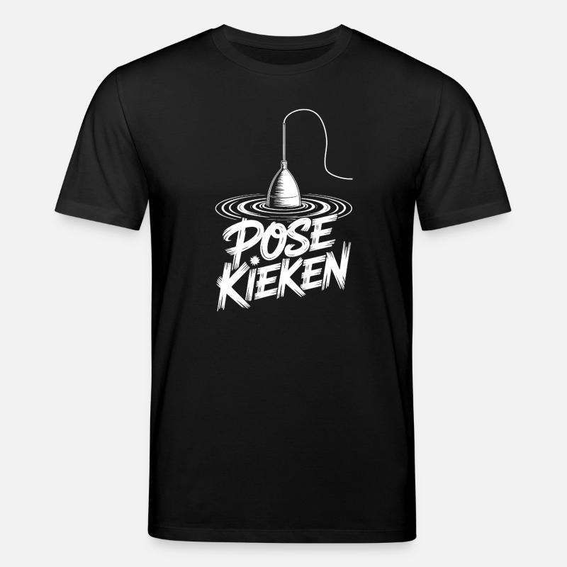 Pêche, Dicton, Pose - T-shirt bio CREATOR Stanley/Stella Unisexe - noir