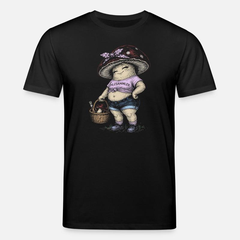Steinpilze - Stanley/Stella Unisex Bio-T-Shirt CREATOR - Schwarz