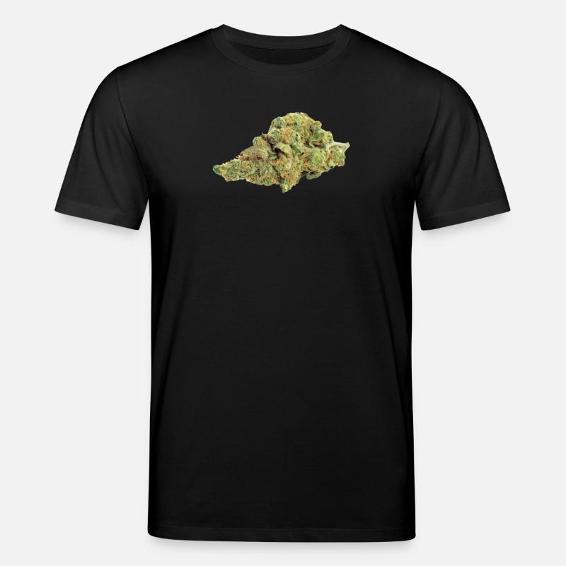 Single Cannabis / Weed Bud / Blüte - Stanley/Stella Unisex Bio-T-Shirt CREATOR  - Schwarz