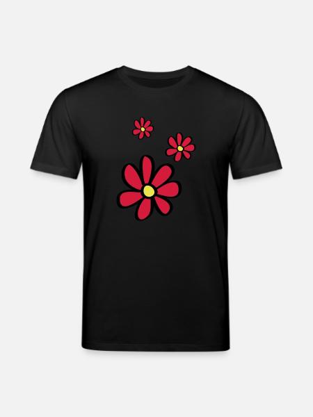 Blümchen - Stanley/Stella CREATOR Unisex Organic T-Shirt - black