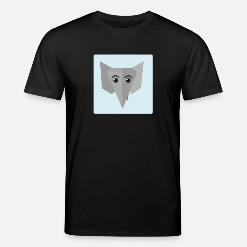 Elephant Doodle - T-shirt bio CREATOR Stanley/Stella Unisexe - noir