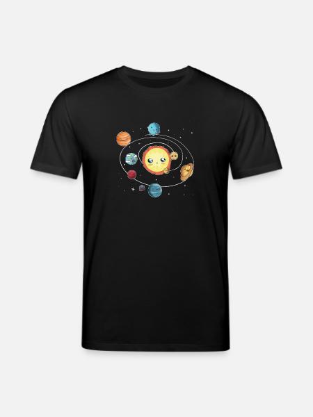 the solar system - Stanley/Stella CREATOR Unisex Organic T-Shirt - black