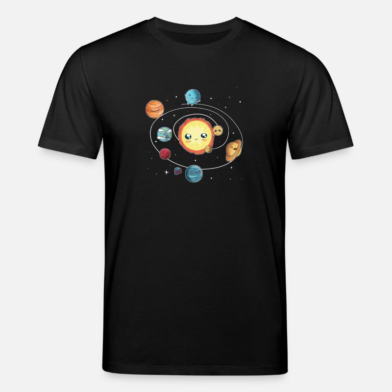 the solar system - Stanley/Stella CREATOR Unisex Organic T-Shirt - black