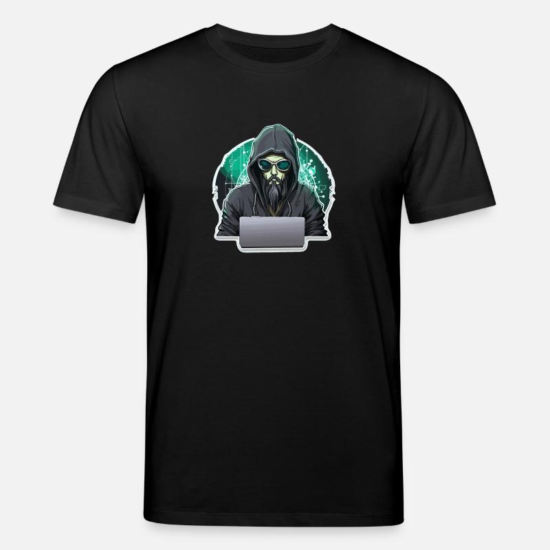 Hacker éthique - Illustration - T-shirt bio CREATOR Stanley/Stella Unisexe - noir