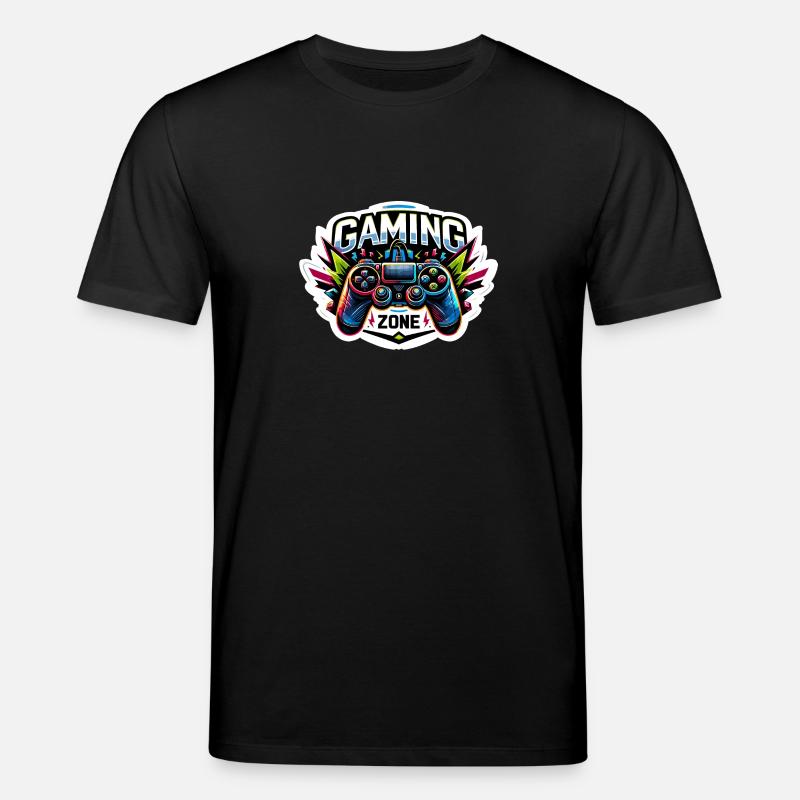 Gaming Zone - Controller Illustration - Stanley/Stella Unisex Bio-T-Shirt CREATOR  - Schwarz