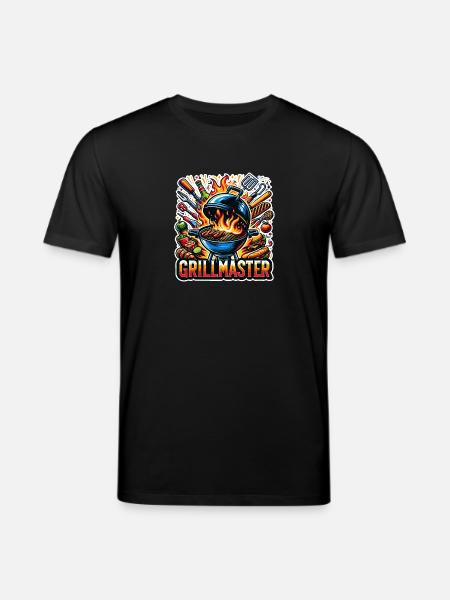 GrillMaster - Grill Illustration - Stanley/Stella Unisex Bio-T-Shirt CREATOR - Schwarz
