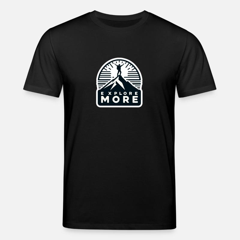 Explore more - Wanderer - Stanley/Stella Unisex Bio-T-Shirt CREATOR  - Schwarz