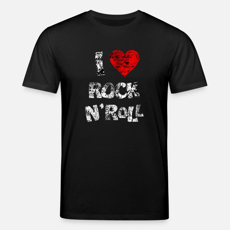 ICH LIEBE ROCK N'ROLL - Stanley/Stella Unisex Bio-T-Shirt CREATOR  - Schwarz