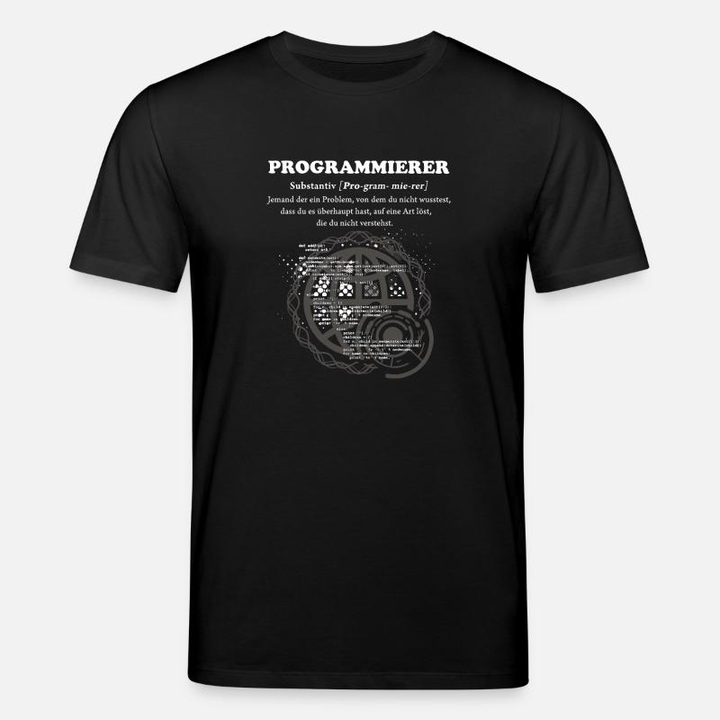 Programmierer Duden - Stanley/Stella Unisex Bio-T-Shirt CREATOR  - Schwarz