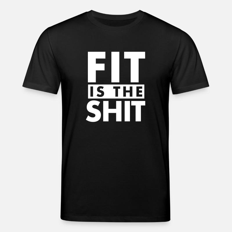 Fit est la merde! - T-shirt bio CREATOR Stanley/Stella Unisexe - noir
