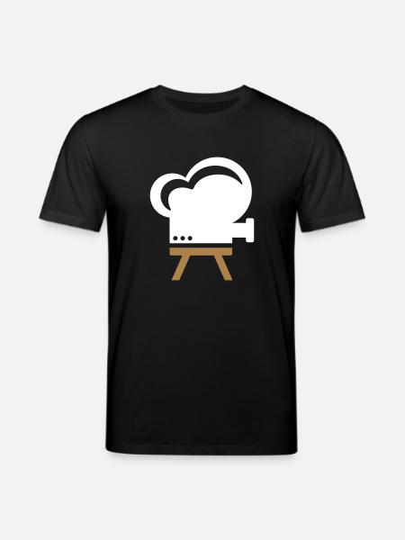 Camera movie - Stanley/Stella CREATOR Unisex Organic T-Shirt - black